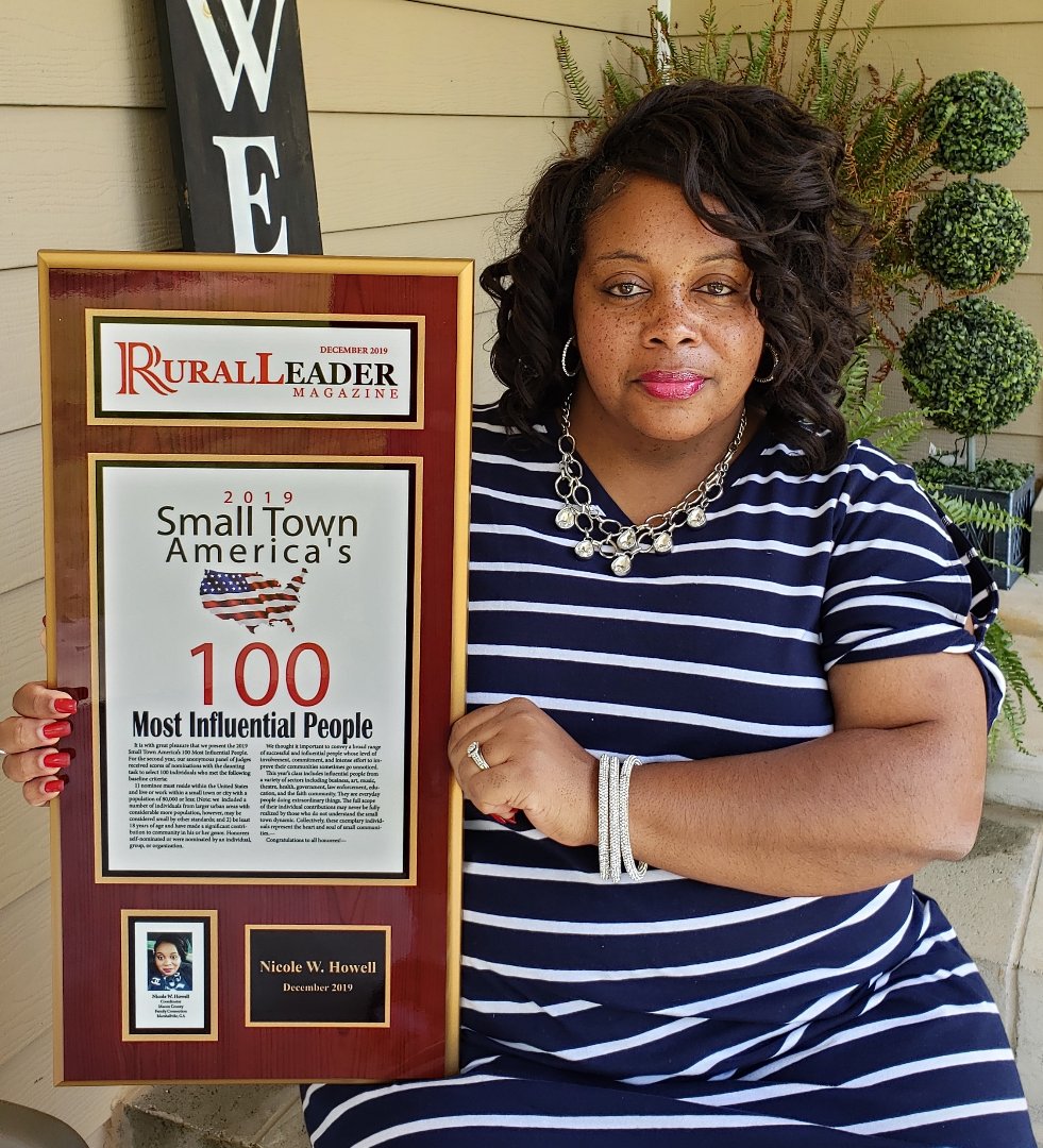 Alumna Nicole Howell is one of Rural Leader Magazine’s 2019 Small Town America’s 100 Most Influential People.