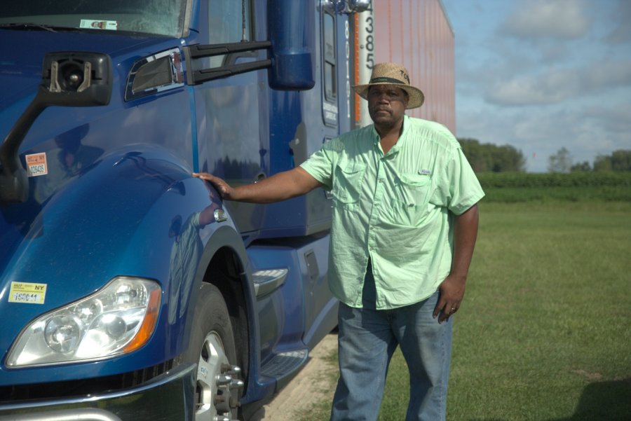 Tony Scott, a veteran truck driver, also farms hundreds of acres in Tattnall County, Georgia.