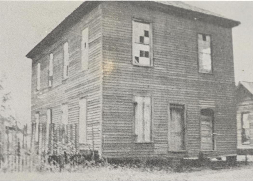First home of Fort Valley High and Industrial School— Odd Fellows’ Hall, Fort Valley, GA.
