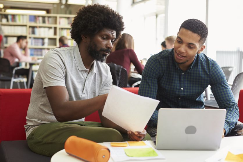 FVSU student being taught with mentor