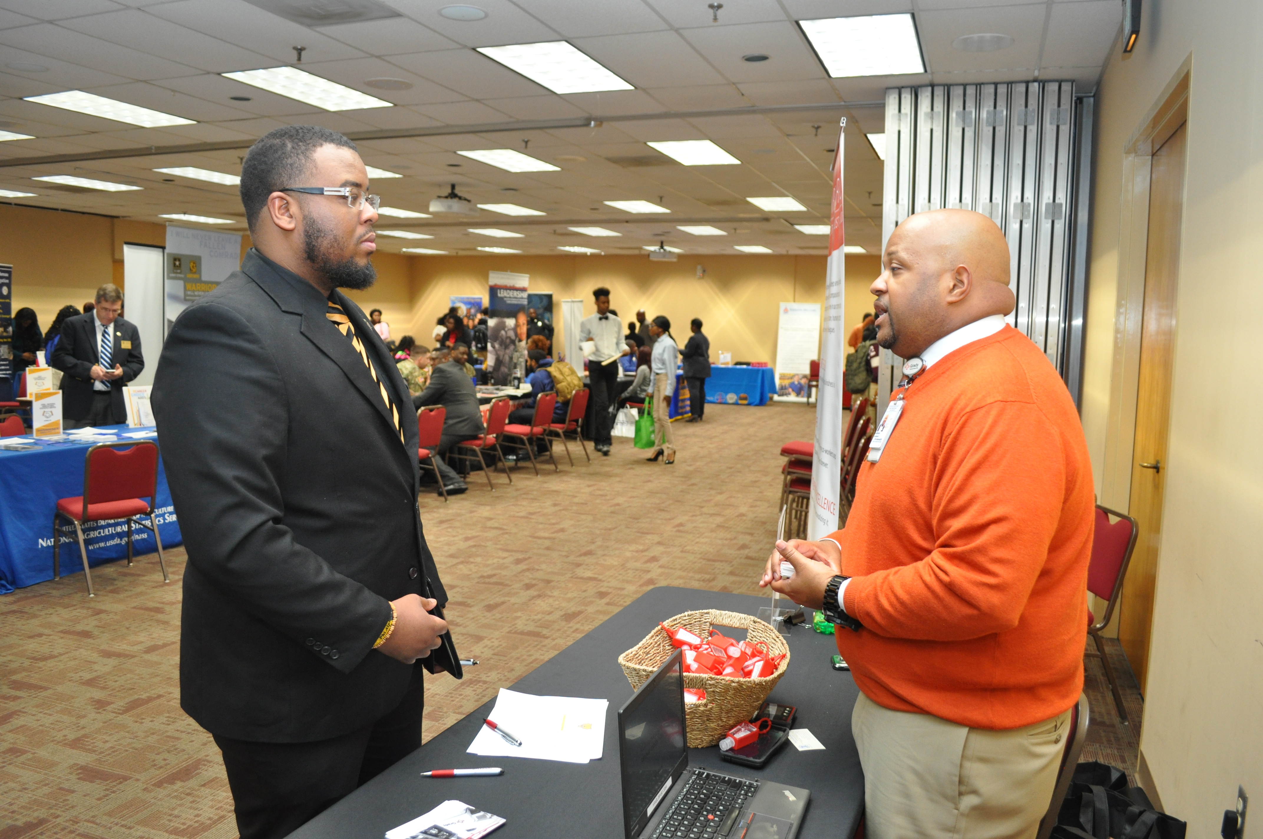 General activity at Career Fair