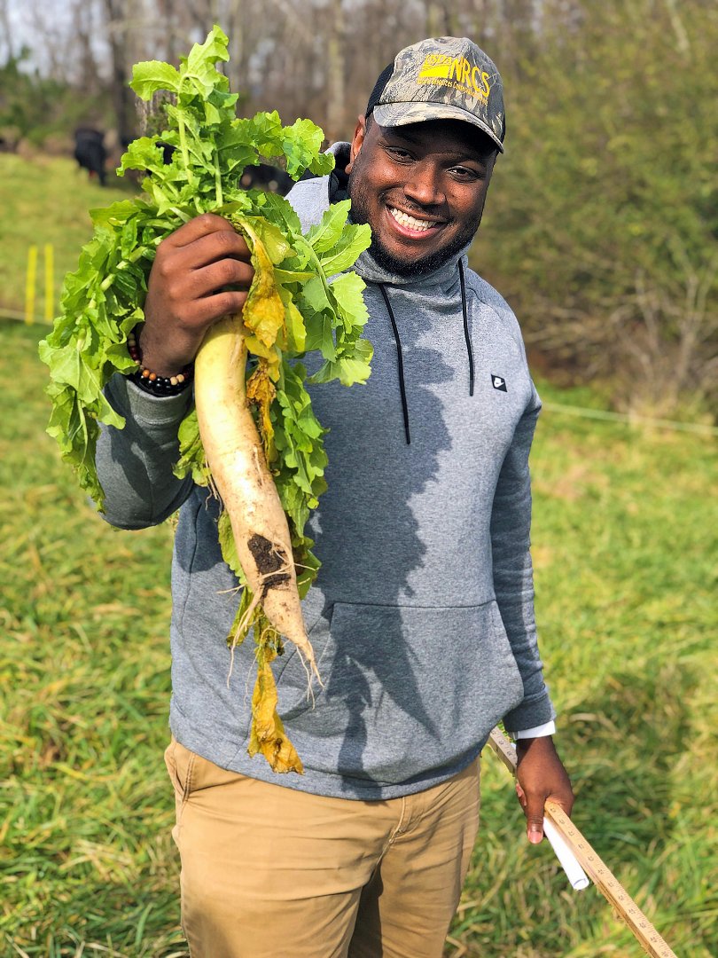 Jazmond Carter, a Fort Valley State University alumnus, is a district conservationist for the U.S. Department of Agriculture's Natural Resources Conservation Service (NRCS).