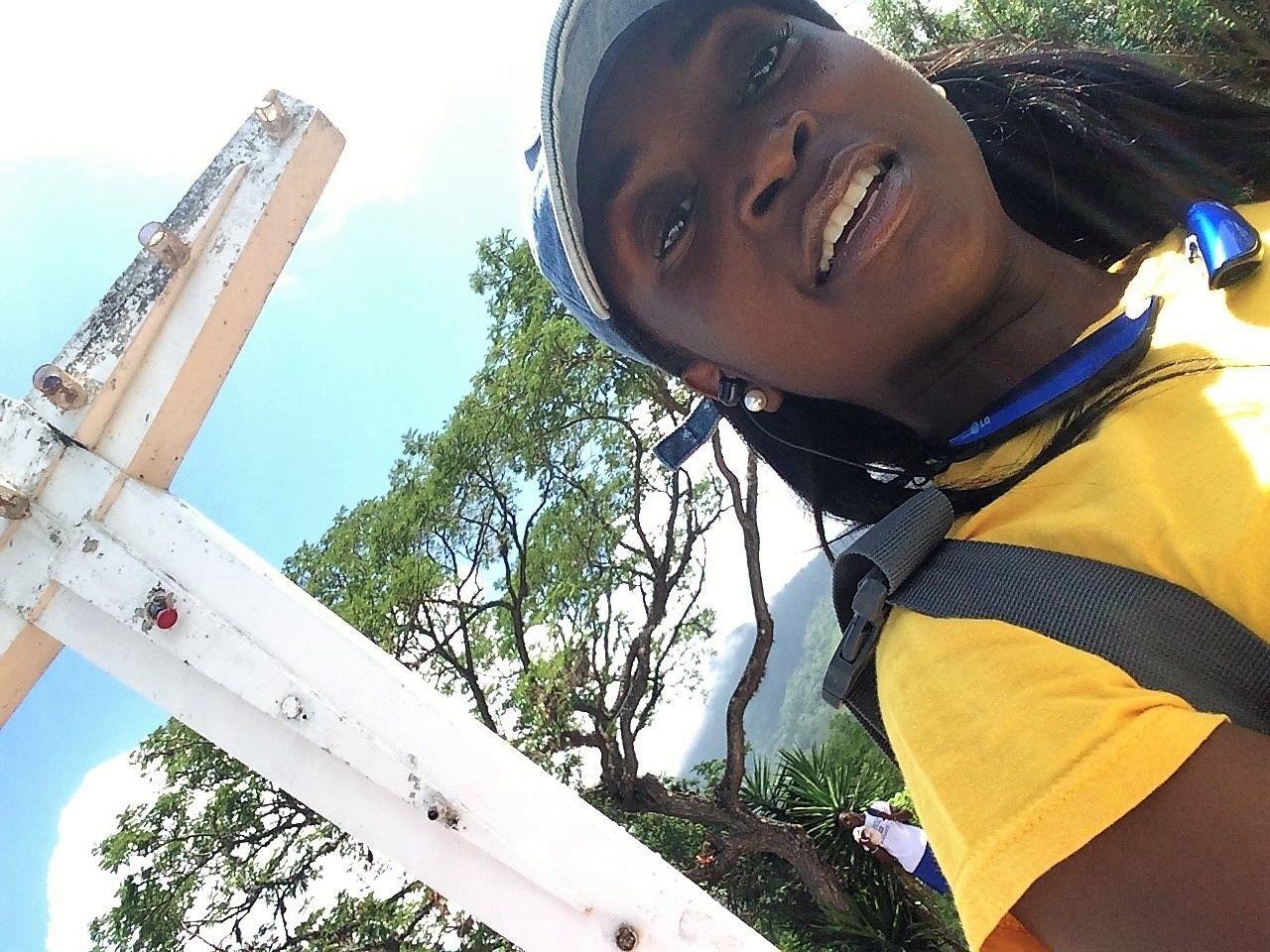 LaShombria Ellerbee, a Fort Valley State University agricultural economics junior, takes a selfie while studying abroad in Honduras.