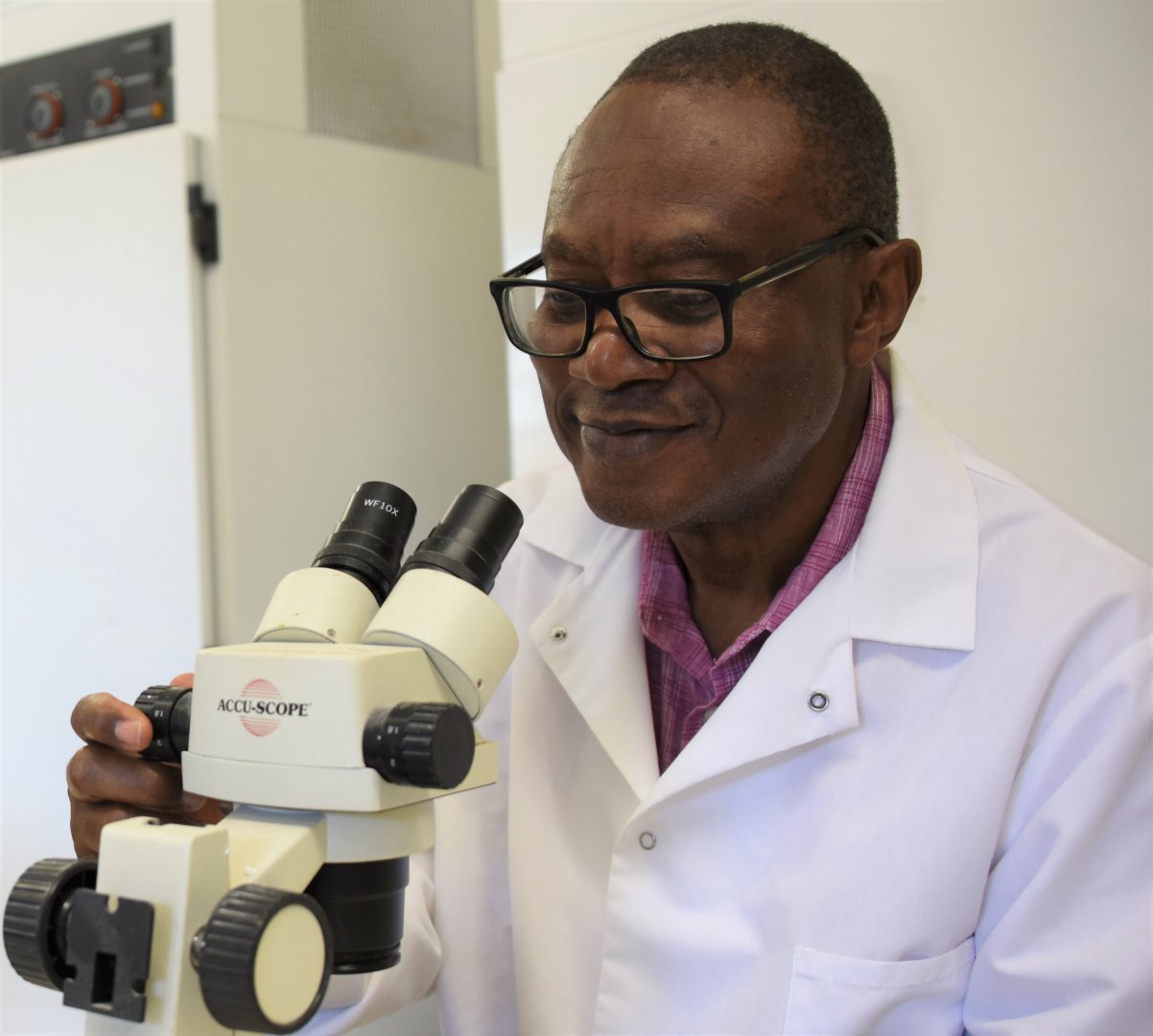 Dr. George Mbata, a Fort Valley State University professor and entomologist, is on a mission to help Georgia farmers save their crop yield from whiteflies.