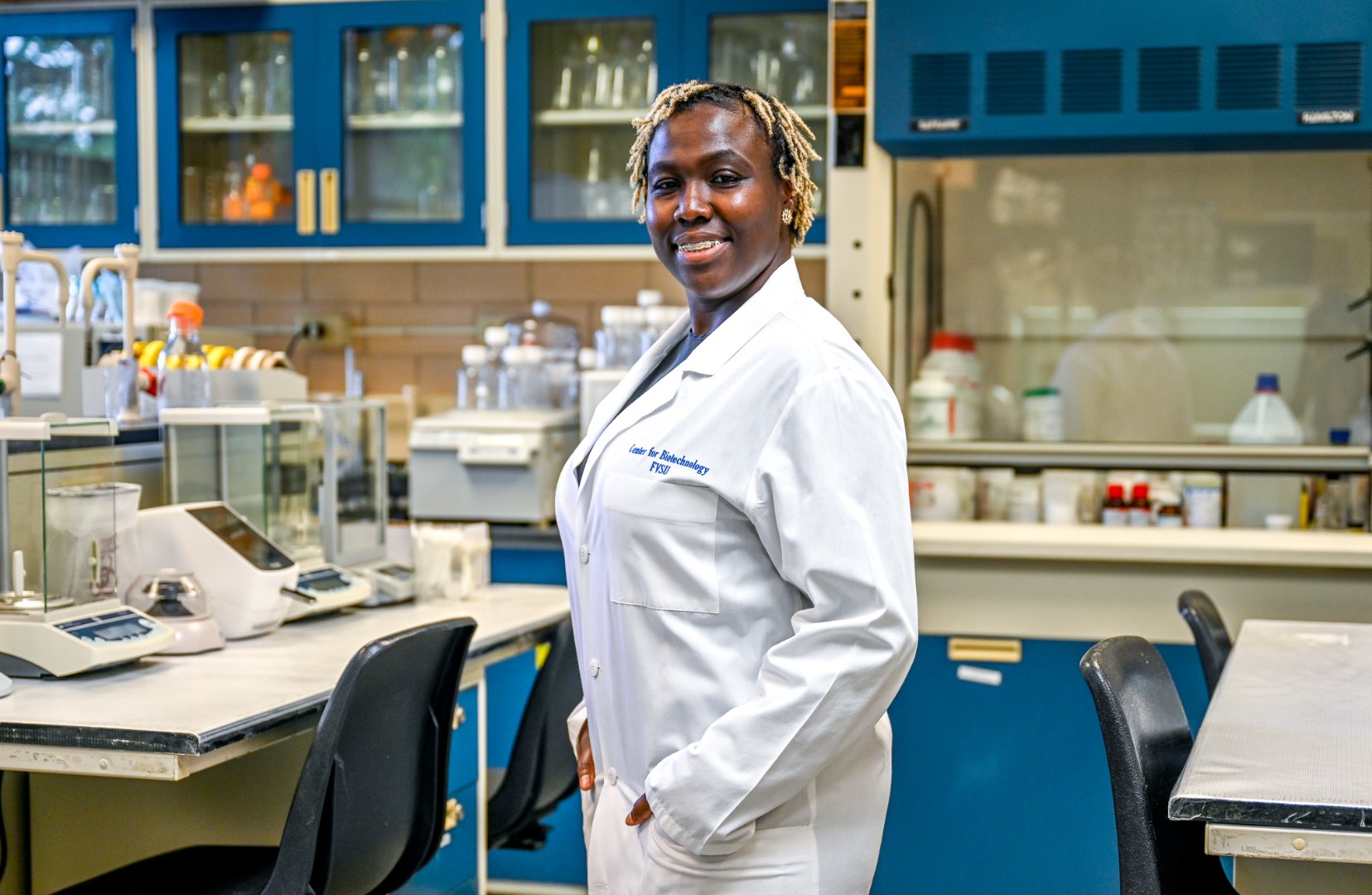 Audree’Auna Morris-Garrett will graduate with a plant science-biotechnology degree on May 14.