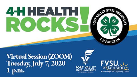 4-H Health Rocks Banner