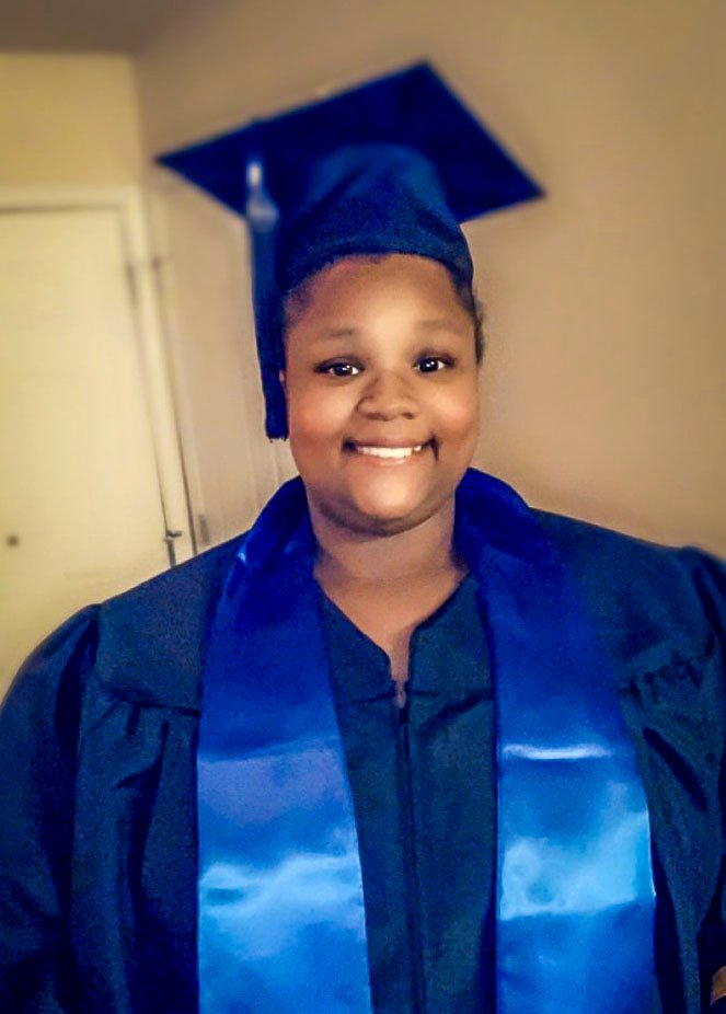 AhLuana Mountain is graduating from Fort Valley State University with a degree in family and consumer sciences with a concentration in infant and child development.