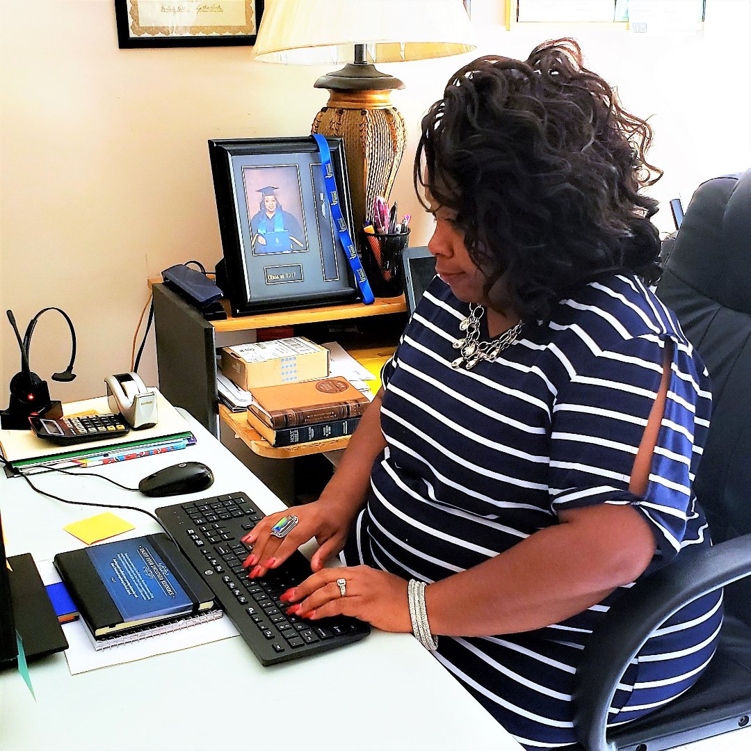 Howell, Family Connection community coordinator in Montezuma, Georgia, helps provide resources to families during the coronavirus disease (COVID-19) pandemic.