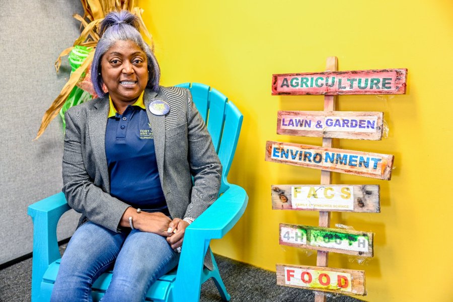 Educator Terralon Chaney returned to her alma mater to serve as the family and consumer sciences Extension agent for her Twiggs County community.