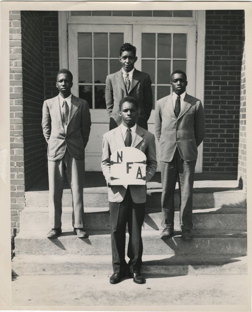 Members of the North Carolina Association of NFA attend state convention (c. 1950, National FFA website).