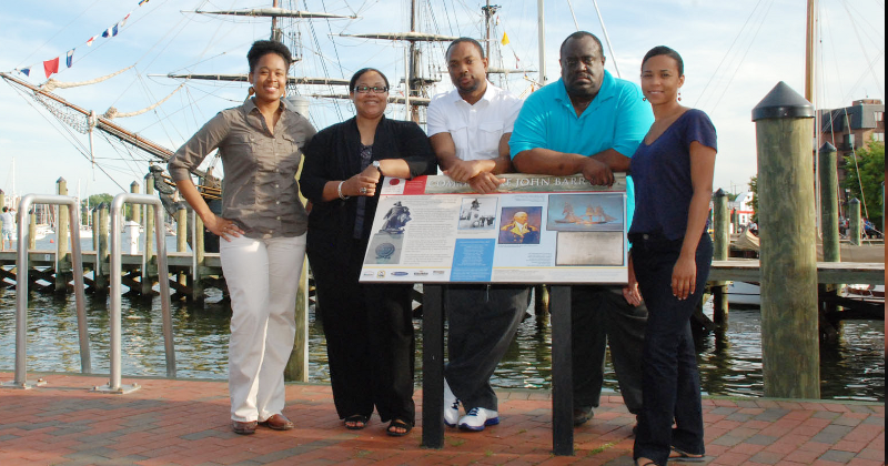 Fort Valley State University's agricultural communications staff members pose in Annapolis, Maryland